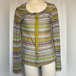 Catherine Andre striped cardigan